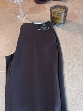 Rafaella Chocolate Brown dress pants slim leg
